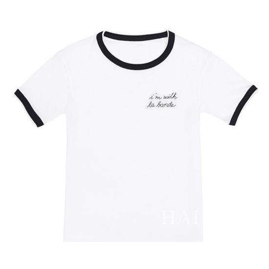 La Ligne白色T恤，官网售价$ 115