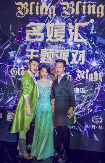 行为艺术家胡社光&胡二爷传媒联合创始人席溪&创意发艺造型艺术家欧阳保坤