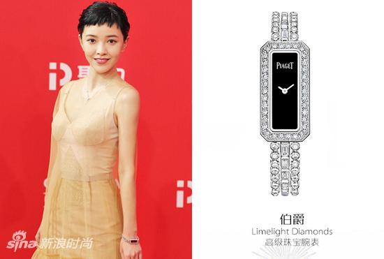 郭采洁选择佩戴伯爵Limelight Diamonds高级珠宝腕表