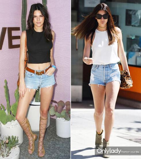 左：Kendall Jenner；右：Lily Aldridge