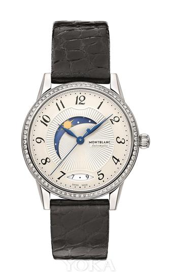 万宝龙宝曦系列昼夜显示腕表，参考价格：34100 CNY。