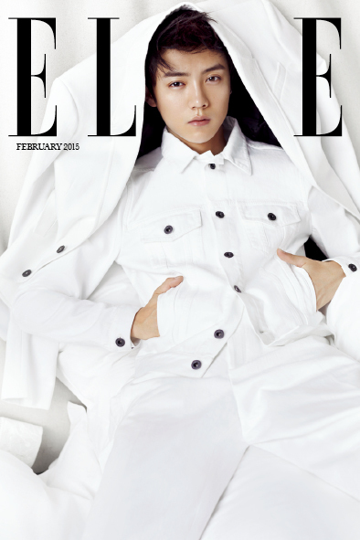 鹿晗为《ELLE》