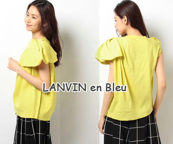 ☆LANVIN en Bleu黄色上衣