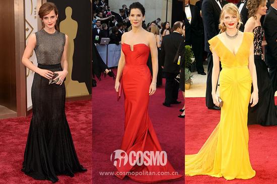 Emma Watson、Sandra Bullock、Michelle Williams