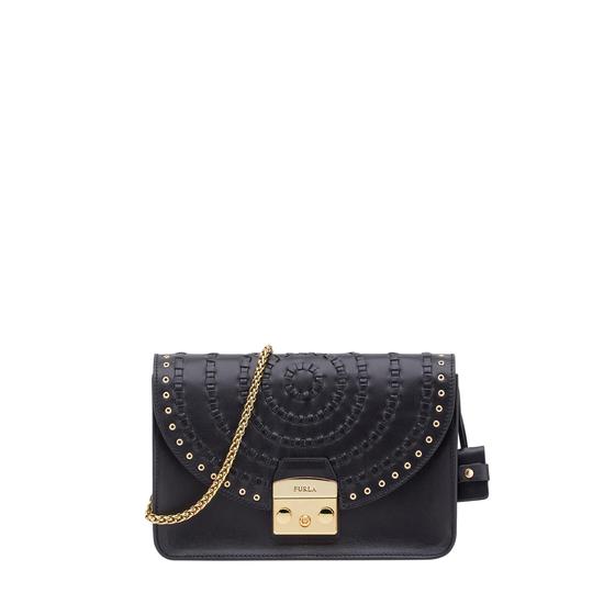 METROPOLIS ROUND  FURLA S SHOULDER BAG_BIM1_ONYX