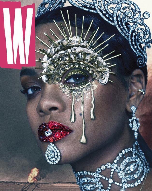 Rihanna《W》九月刊封面