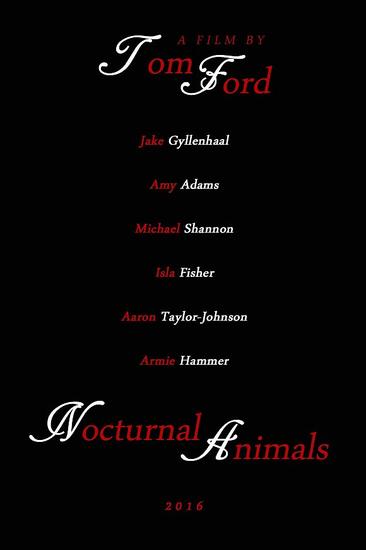 影片《Nocturnal Animals》海报