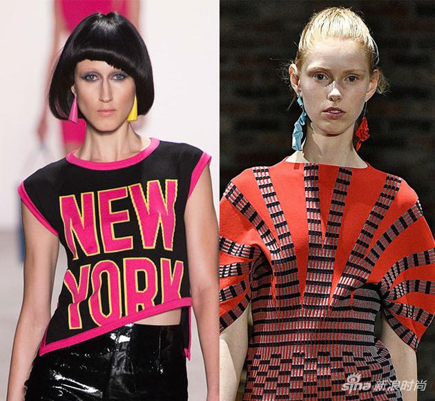 左:Jeremy Scott2017春夏系列;右:Phelan 2017春夏