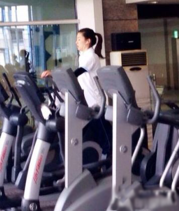 全智贤也是真的有在跑啊!