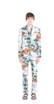 Valentino HAWAII 印花西装套装