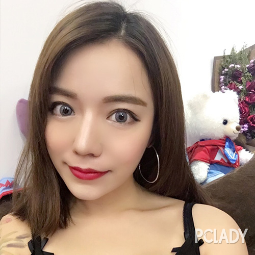 邢晓瑶妆后