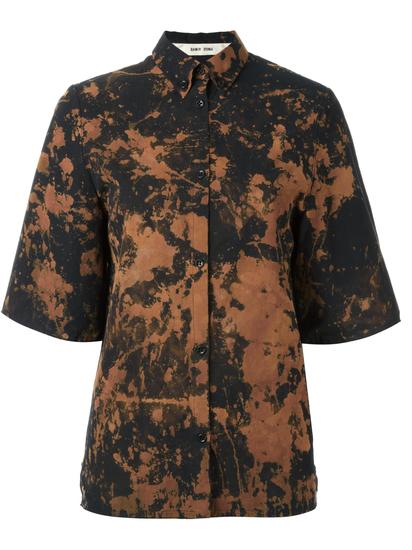 　Past.Present.Future Collection Bleached Coal and Onyx Shirt at Farfetch