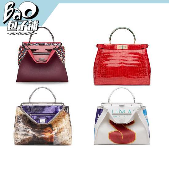 Fendi Peekaboo与十位女明星联名设计