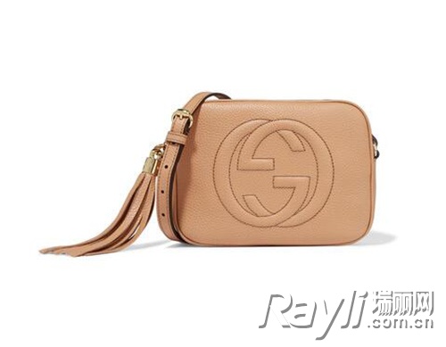 GUCCI Soho Disco纹理皮革单肩包