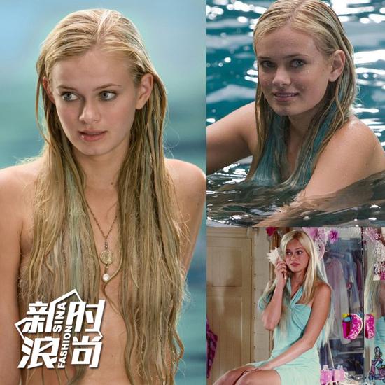 萨拉·帕克斯顿的美人鱼妆容