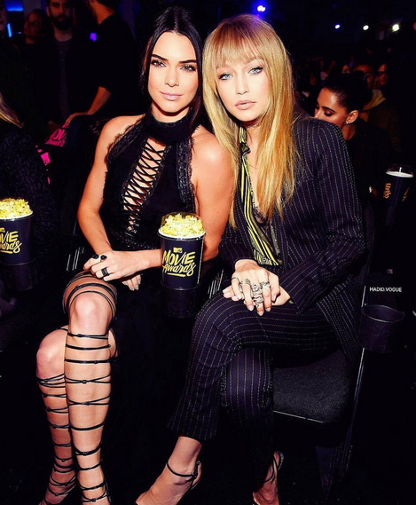 Kendall Jenner 和Gigi Hadid