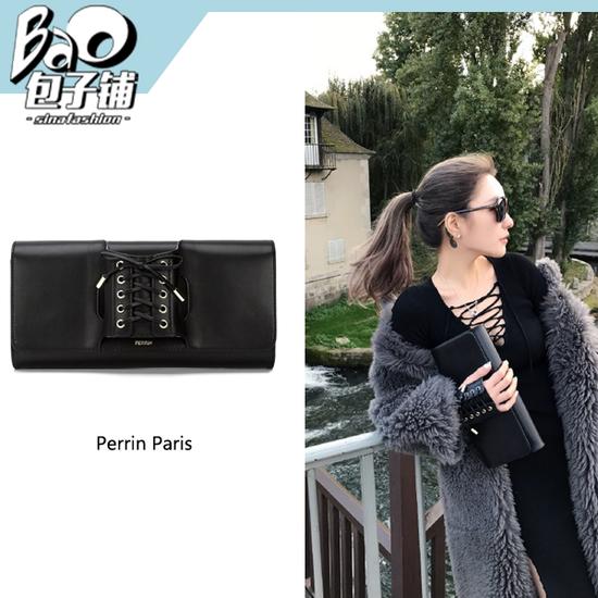 周扬青的Perrin Paris手拿包