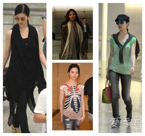 刘亦菲私服穿搭