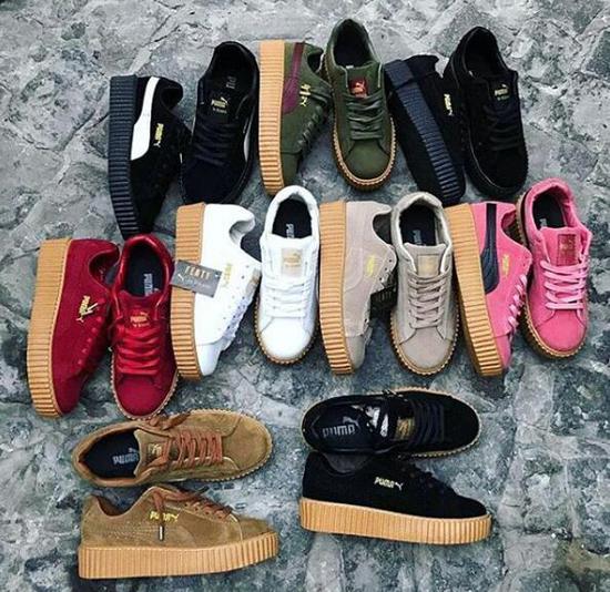 Rihanna  PUMA Suede Creeper