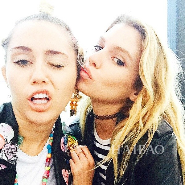 Miley Cyrus & Stella Maxwell