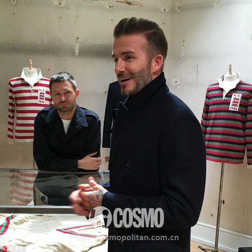 Kent & Curwen和小贝合作了David Beckham Collection