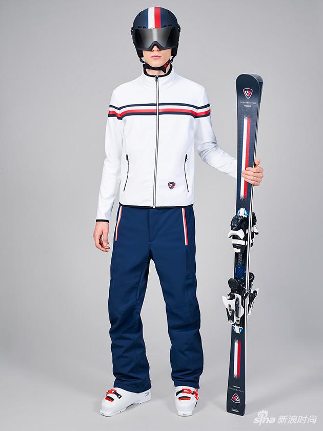 Tommy Hilfiger与ROSSIGNOL合作男式滑雪套装