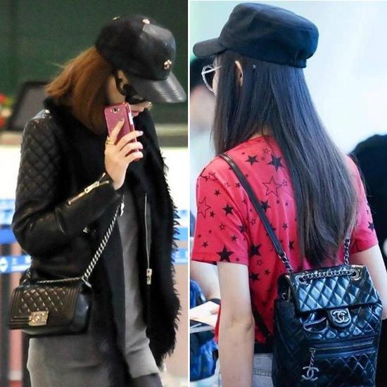 唐嫣背香奈儿街拍