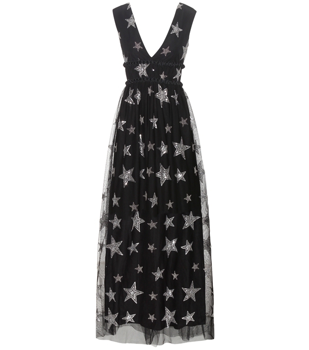 亮片缀饰绢网长礼服€ 2,245