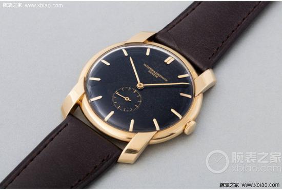 江诗丹顿黄金腕表，产于1951年，估价5,000-10,000瑞郎，成交价10,625瑞郎