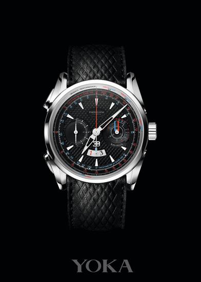帕玛强尼布加迪系列钛金属测速计时腕表