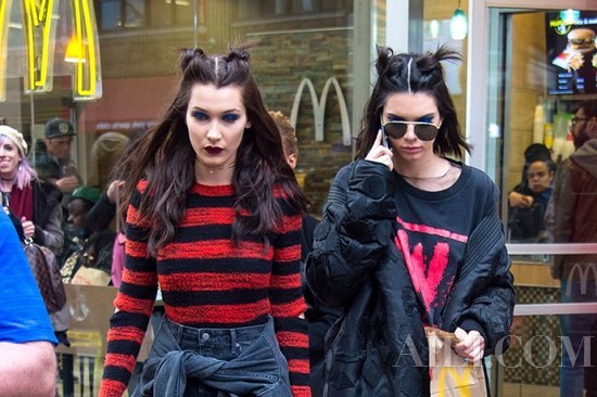 Kendall Jenner 和 Bella Hadid