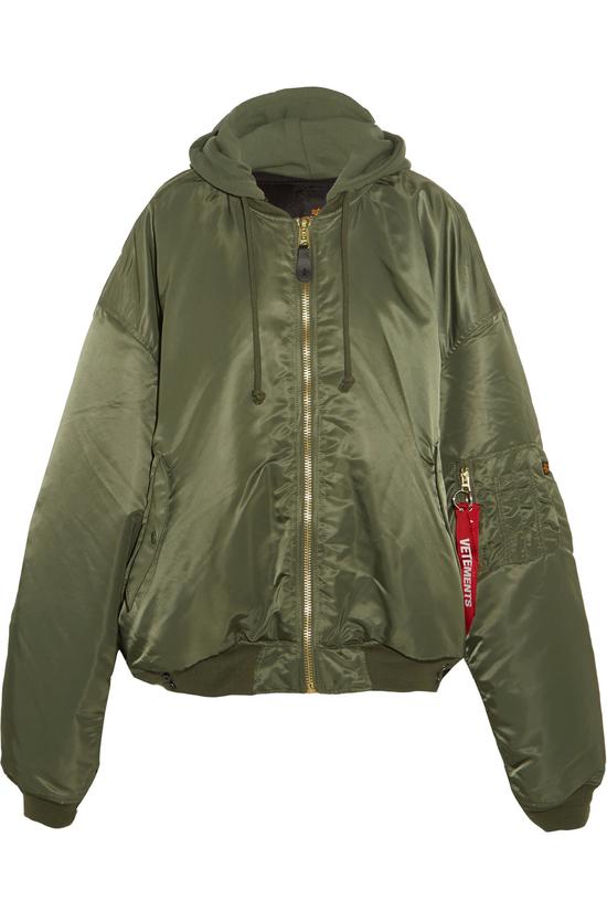 Vetementsx Alpha Industries 大廓形飞行员夹克 约¥15427