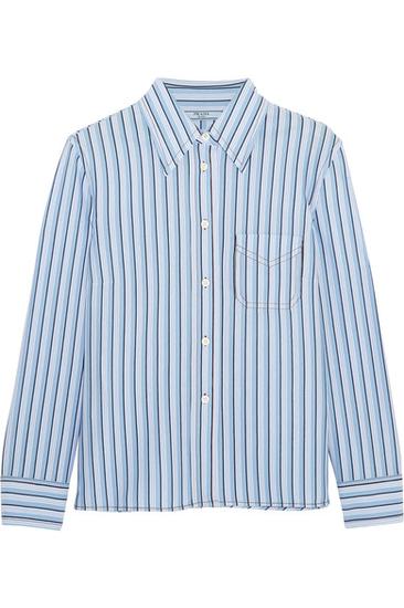 条纹衬衫:Prada