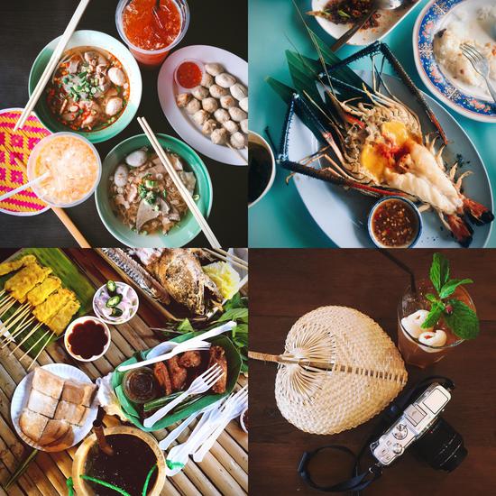 曼谷汤河粉，湄南河的虾，黄咖喱烤肉，大城荔枝冰茶，都是我想亲吻的夏天啊（摄影：@肖儿的马甲）