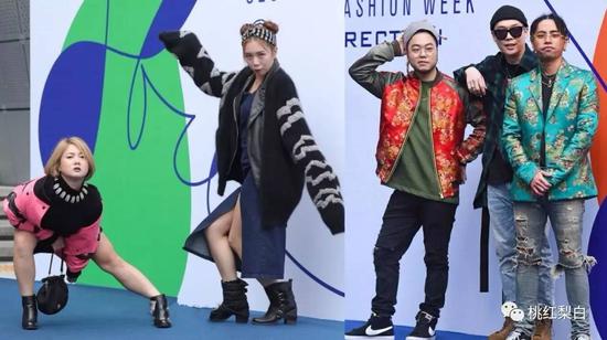 桃红梨白：都穿裤装，李小璐和白百合也差太多