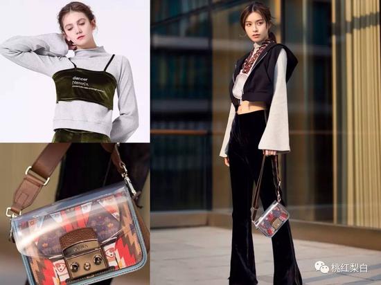 桃红梨白：都穿裤装，李小璐和白百合也差太多