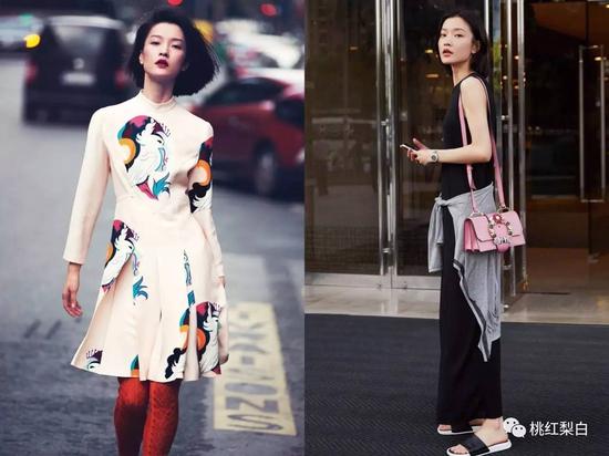 桃红梨白：都穿裤装，李小璐和白百合也差太多