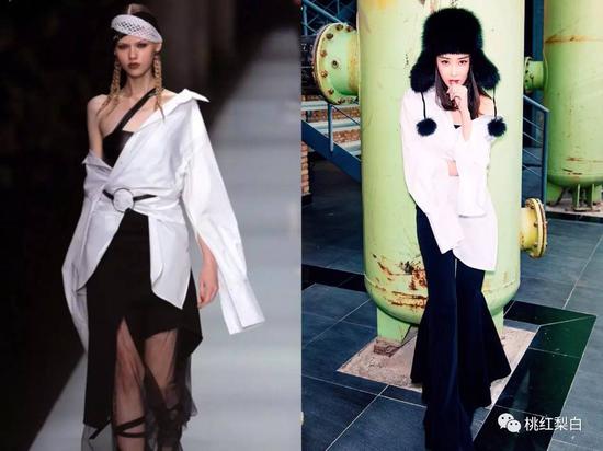 桃红梨白：都穿裤装，李小璐和白百合也差太多