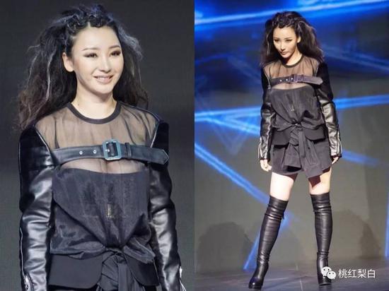 桃红梨白：都穿裤装，李小璐和白百合也差太多