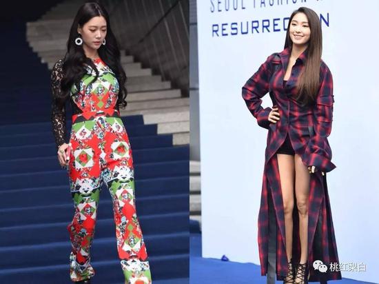 桃红梨白：都穿裤装，李小璐和白百合也差太多