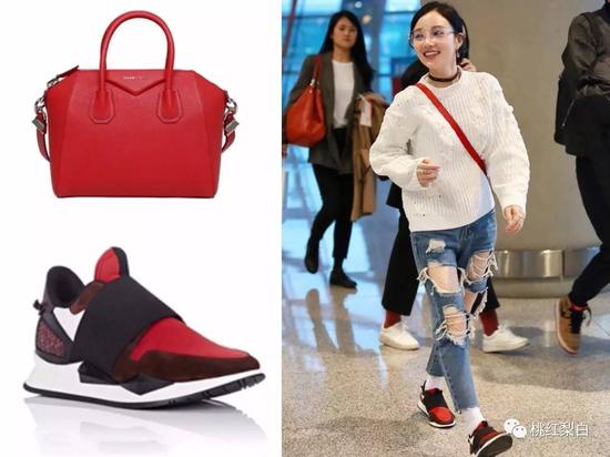 桃红梨白：都穿裤装，李小璐和白百合也差太多