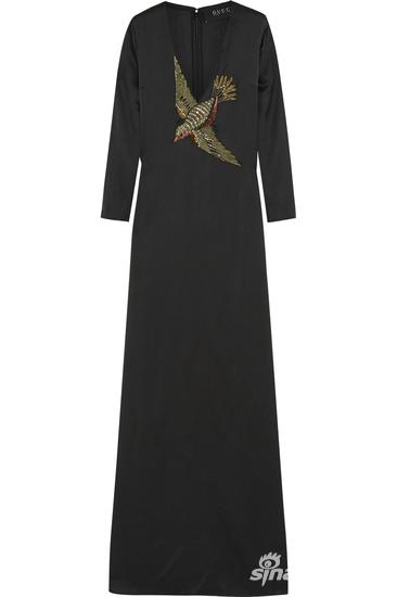 Gucci 缀饰丝缎礼服 约￥59610