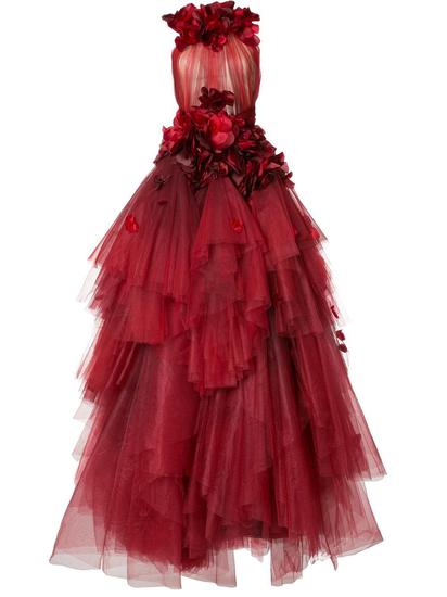 Marchesa 花瓣镶嵌礼服 约￥146589