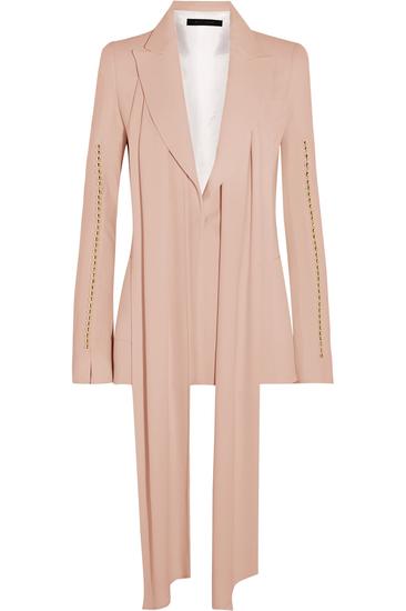 Elie Saab 带缀饰绉纱西装式外套 约¥21494