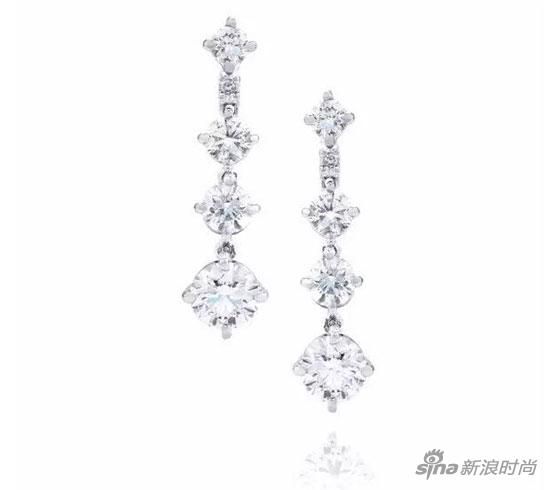 DE BEERS ARPEGGIA单层耳环