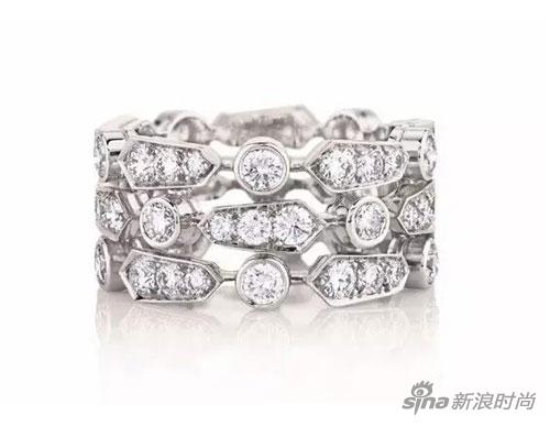 DE BEERS FROST高原冰霜钻石戒环