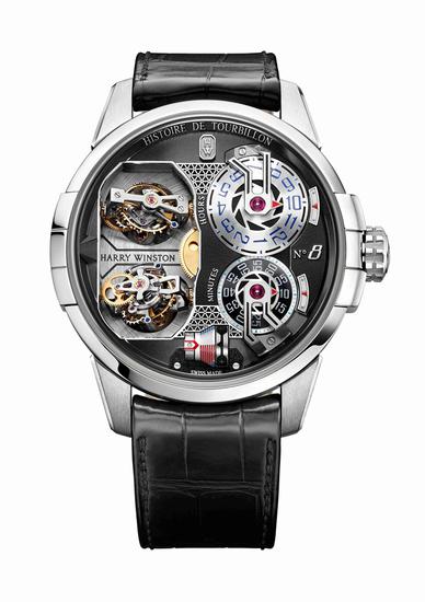 海瑞温斯顿史诗陀飞轮Histoire de Tourbillon 8号腕表，每款限量10只。