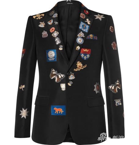 Alexander McQueen 徽章西服外套 约¥19,460