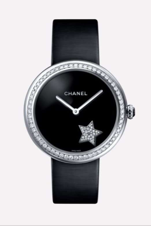 CHANEL Mademoiselle Privé 镶钻旋转彗星图案腕表