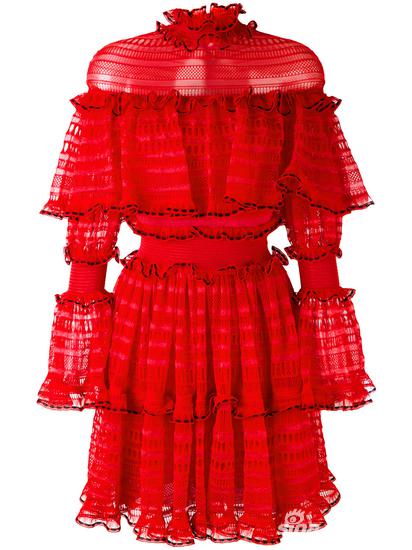 Alexander McQueen A字形迷你连衣裙 约¥40343